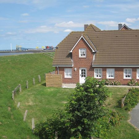 Direkt am Deich - Ferienwohnung Amrum im Gästehaus Am Badedeich Dagebüll Exterior foto