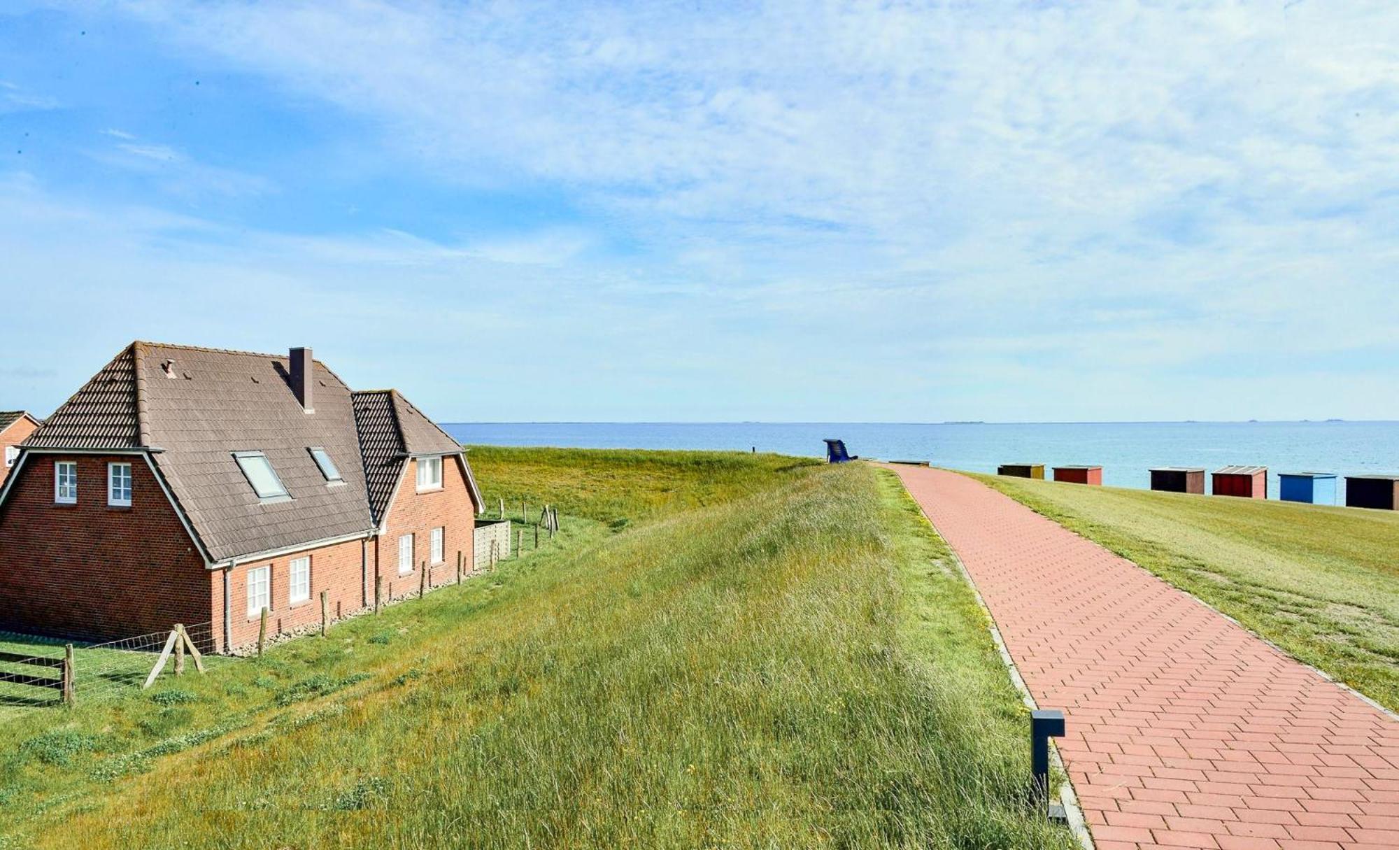 Direkt am Deich - Ferienwohnung Amrum im Gästehaus Am Badedeich Dagebüll Exterior foto